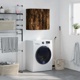 Vidaxl wandkast 60x31x60 cm bewerkt hout gerookt eikenkleurig