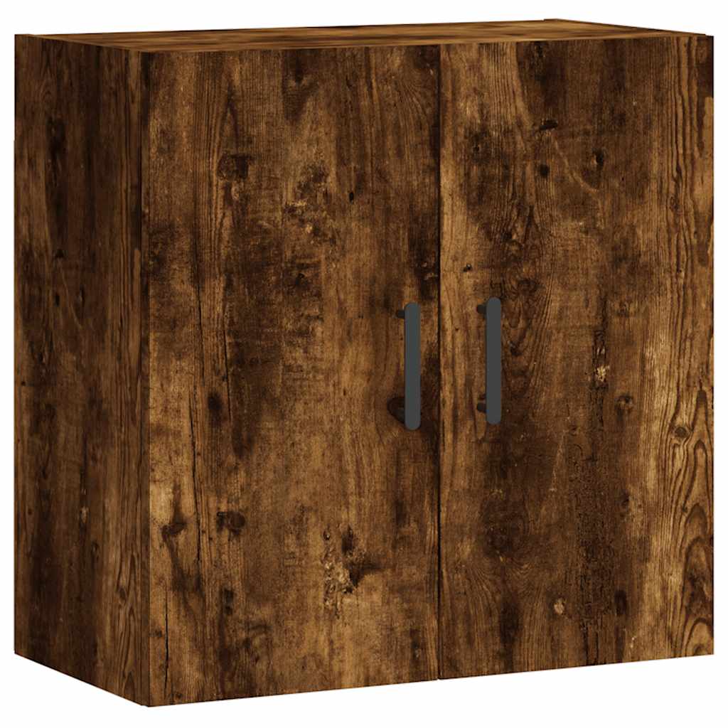 Vidaxl wandkast 60x31x60 cm bewerkt hout gerookt eikenkleurig