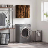Vidaxl wandkast 60x31x60 cm bewerkt hout gerookt eikenkleurig