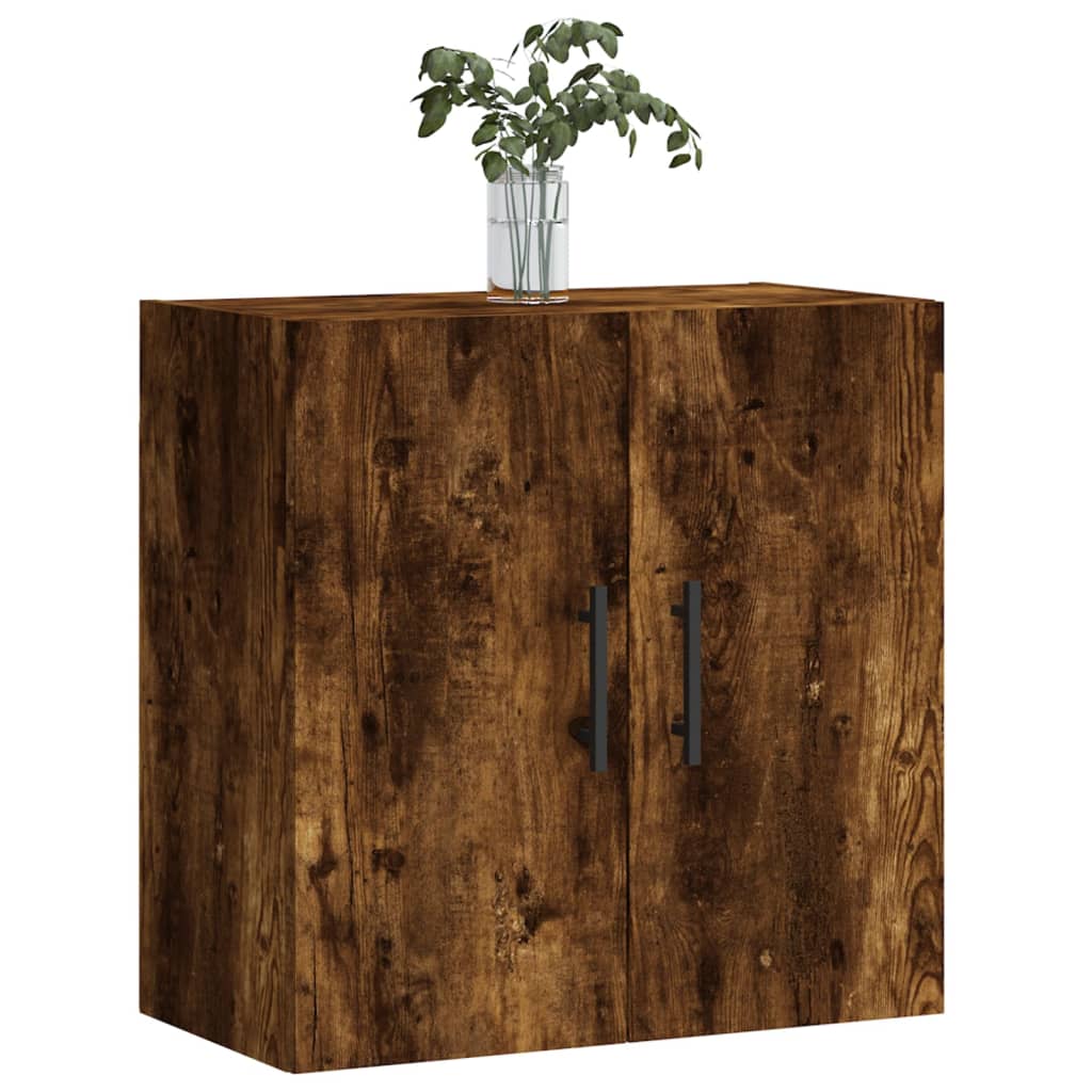 Vidaxl wandkast 60x31x60 cm bewerkt hout gerookt eikenkleurig