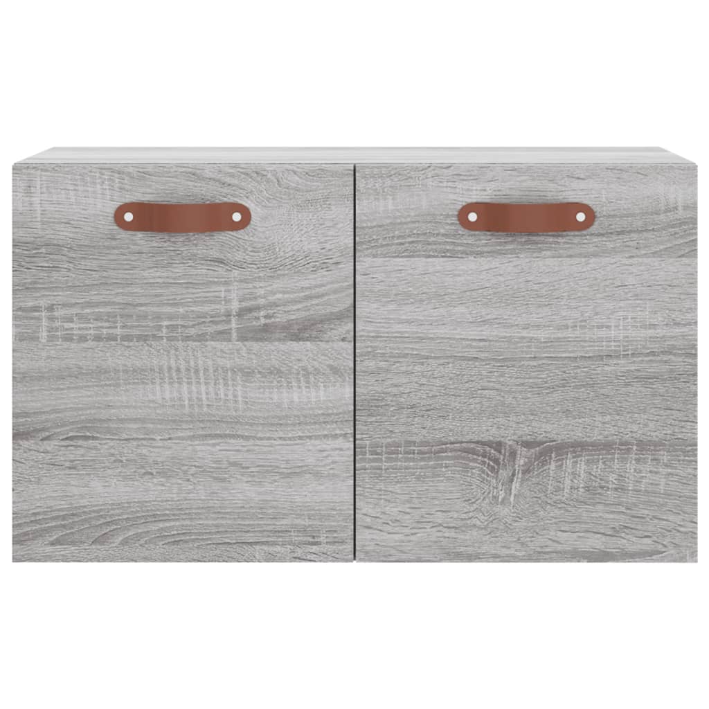 Vidaxl wandkast 60x36,5x35 cm bewerkt hout grijs sonoma eikenkleurig