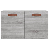 Vidaxl wandkast 60x36,5x35 cm bewerkt hout grijs sonoma eikenkleurig