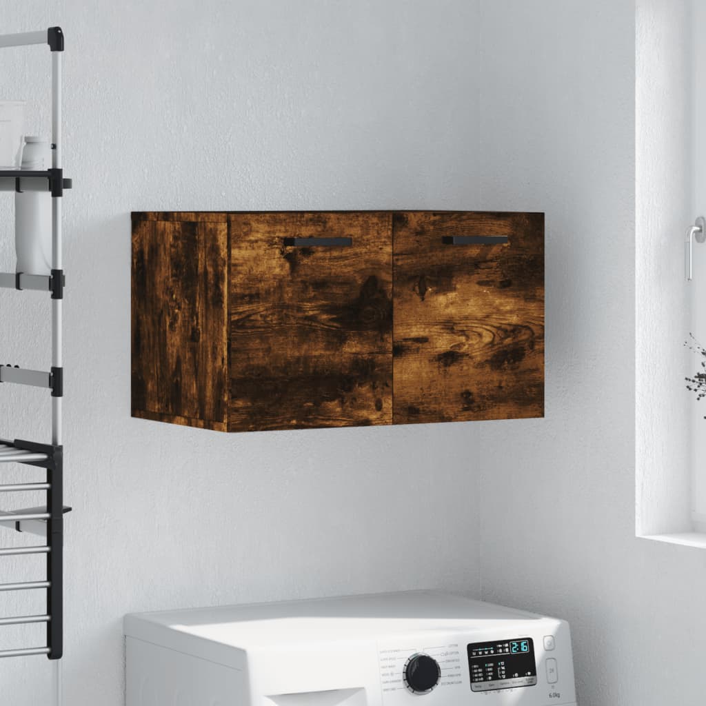 Vidaxl wandkast 60x36,5x35 cm bewerkt hout gerookt eikenkleurig