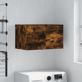Vidaxl wandkast 60x36,5x35 cm bewerkt hout gerookt eikenkleurig