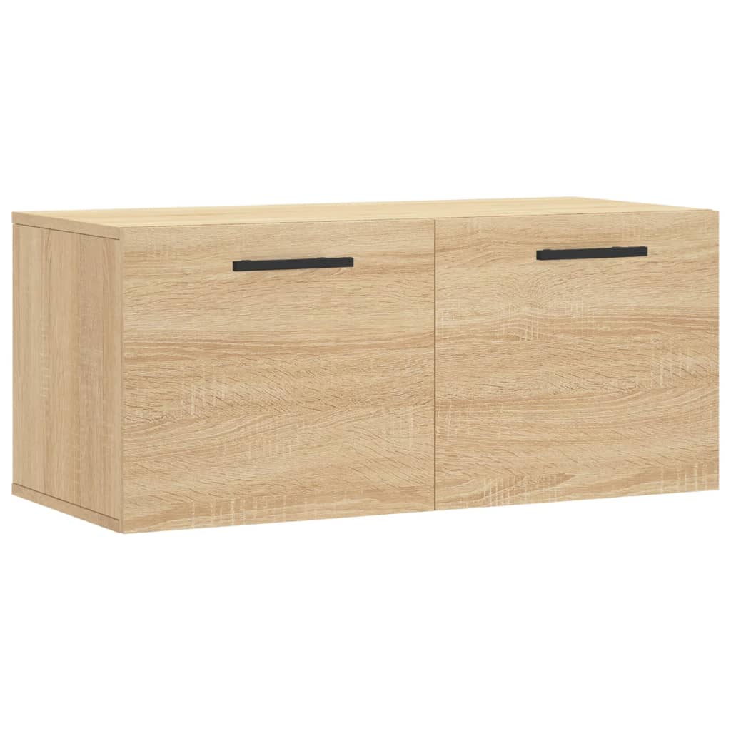 Vidaxl wandkast 80x36,5x35 cm bewerkt hout sonoma eikenkleurig