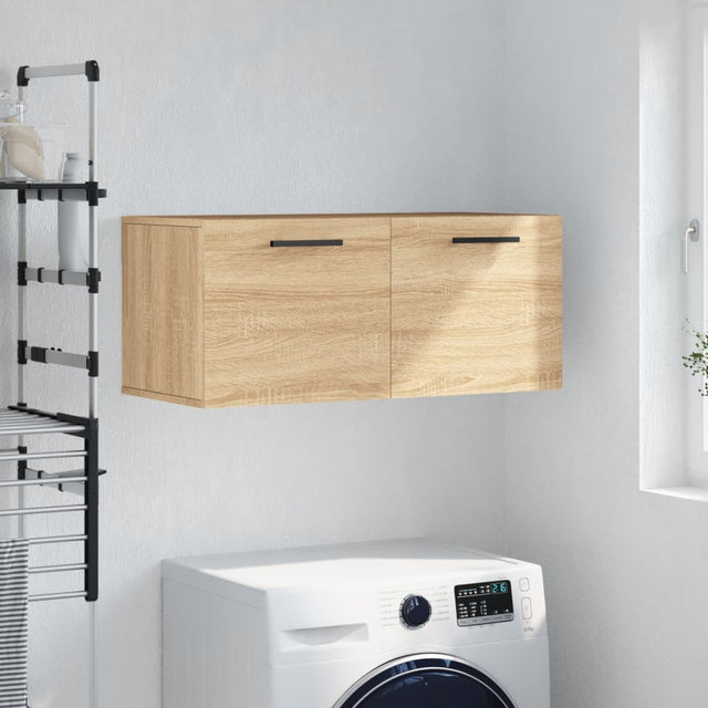 Vidaxl wandkast 80x36,5x35 cm bewerkt hout sonoma eikenkleurig