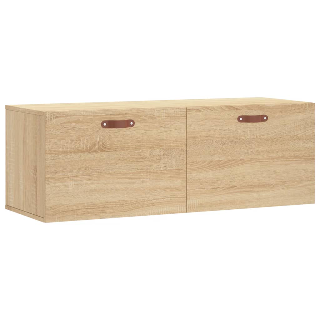 Vidaxl wandkast 100x36,5x35 cm bewerkt hout sonoma eikenkleurig