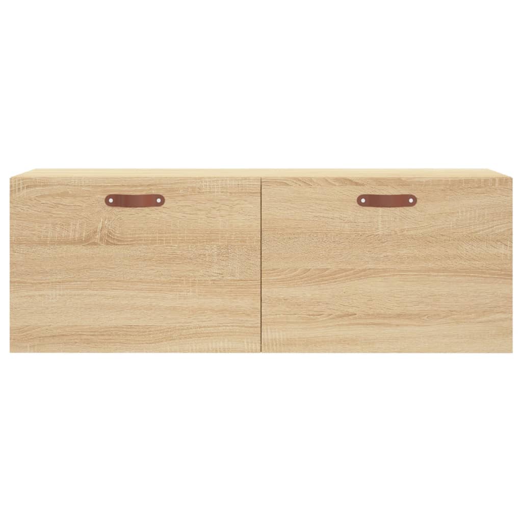 Vidaxl wandkast 100x36,5x35 cm bewerkt hout sonoma eikenkleurig