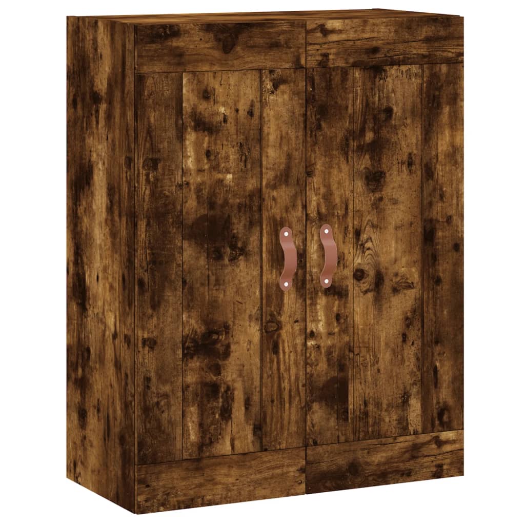 Vidaxl wandkast 69,5x34x90 cm bewerkt hout gerookt eikenkleurig