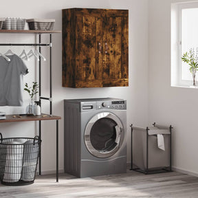 Vidaxl wandkast 69,5x34x90 cm bewerkt hout gerookt eikenkleurig