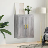 Vidaxl wandkast 69,5x34x90 cm bewerkt hout grijs sonoma eikenkleurig