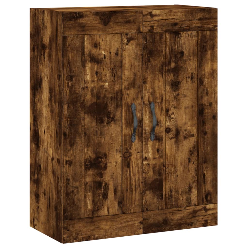 Vidaxl wandkast 69,5x34x90 cm bewerkt hout gerookt eikenkleurig