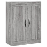 Vidaxl wandkast 69,5x34x90 cm bewerkt hout grijs sonoma eikenkleurig