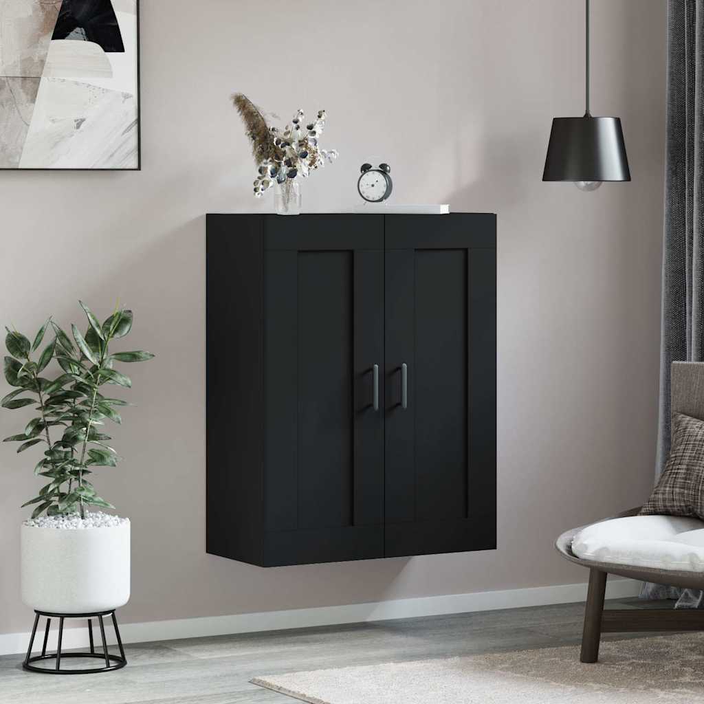 Vidaxl wandkast 69,5x34x90 cm bewerkt hout zwart