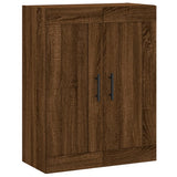 Vidaxl wandkast 69,5x34x90 cm bewerkt hout bruin eikenkleur