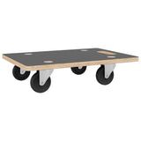 VidaXL Möbelhunde 2 Stück rechteckig 250 kg 80x55x11,5 cm