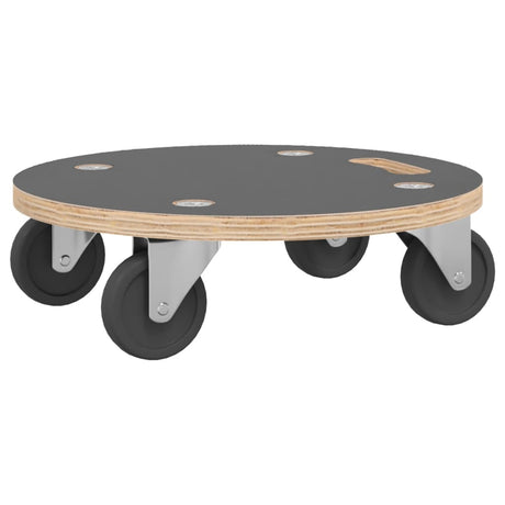 VidaXL Möbelhunde 2 Stück rechteckig 250 kg ø38x11,5 cm