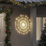 VidaXL Weihnachtsbeleuchtung Feuerwerk 8 Stk. 140 warmweiße LEDs 17 cm