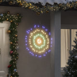 VidaXL Weihnachtsbeleuchtung Feuerwerk 8 Stk. 140 mehrfarbige LEDs 17 cm