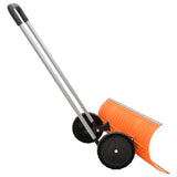 Vidaxx Schneeschaufel mit ausziehbarem Stiel 96 cm orangefarbener Klingenstahl