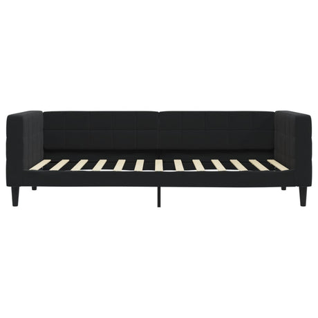 Vidaxl slaapbank 90x200 cm fluweel zwart