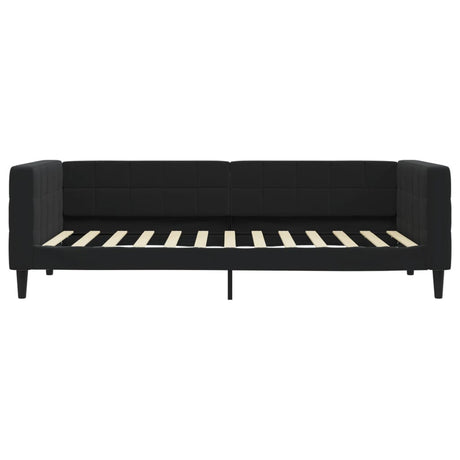 Vidaxl slaapbank 100x200 cm fluweel zwart