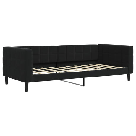 Vidaxl slaapbank 90x190 cm fluweel zwart