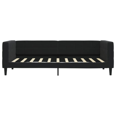 Vidaxl slaapbank 90x190 cm fluweel zwart