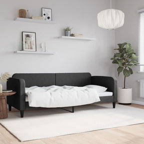 Vidaxl slaapbank 80x200 cm stof zwart