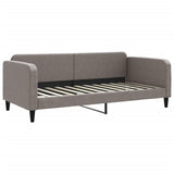Vidaxl slaapbank 90x200 cm stof taupe
