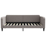 Vidaxl slaapbank 90x200 cm stof taupe