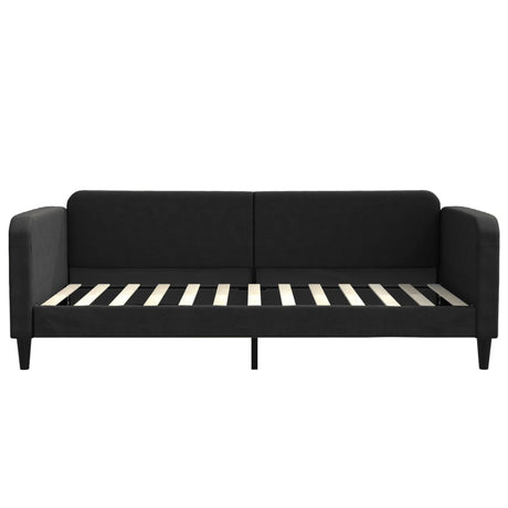 Vidaxl slaapbank 100x200 cm stof zwart