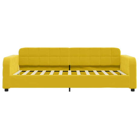Vidaxl slaapbank 80x200 cm fluweel geel