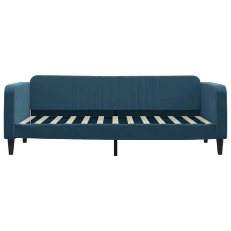 Vidaxl slaapbank 90x200 cm fluweel blauw