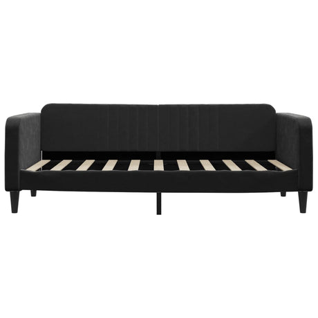 Vidaxl slaapbank 90x190 cm fluweel zwart