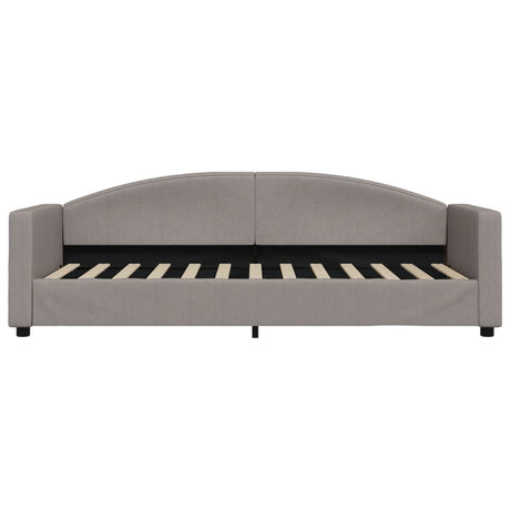 Vidaxl slaapbank 80x200 cm stof taupe