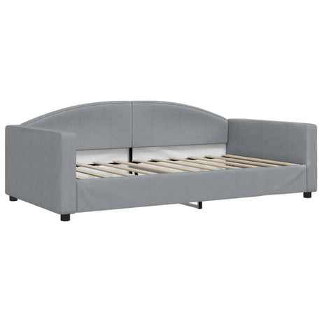 Vidaxl slaapbank 100x190 cm stof lichtgrijs