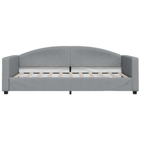 Vidaxl slaapbank 100x190 cm stof lichtgrijs
