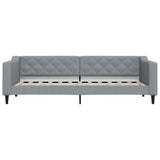 Vidaxl slaapbank 80x200 cm stof lichtgrijs