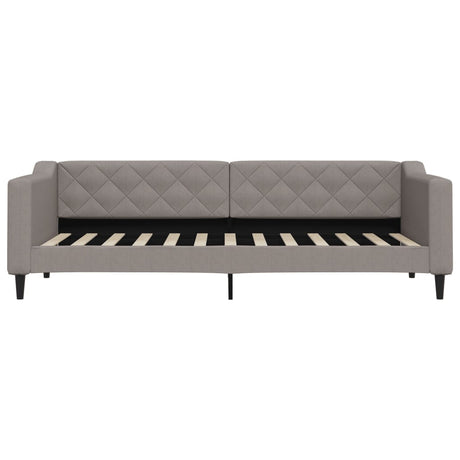 Vidaxl slaapbank 80x200 cm stof taupe
