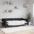 Vidaxl slaapbank 90x200 cm stof zwart