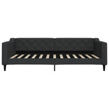 Vidaxl slaapbank 100x200 cm stof zwart