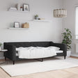 Vidaxl slaapbank 100x200 cm stof zwart