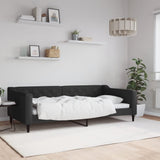 Vidaxl slaapbank 100x200 cm stof zwart