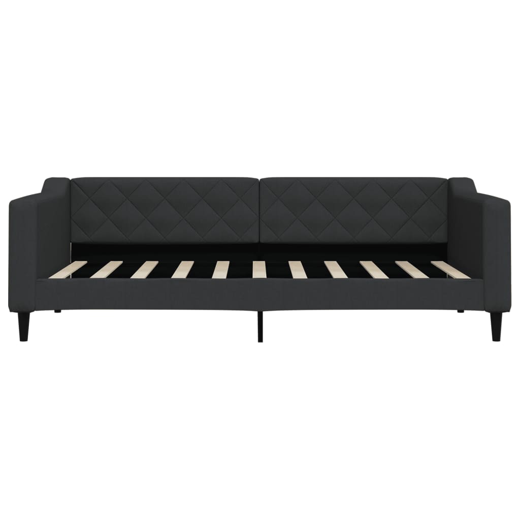 Vidaxl slaapbank 90x190 cm stof zwart
