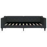 Vidaxl slaapbank 90x190 cm stof zwart