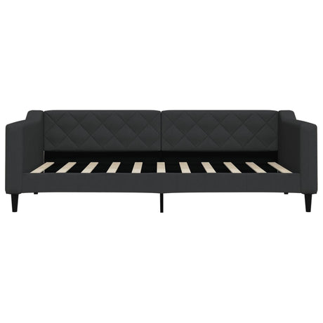 Vidaxl slaapbank 90x190 cm stof zwart