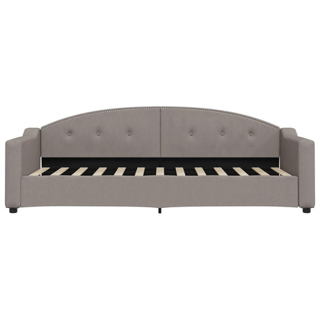Vidaxl slaapbank 80x200 cm stof taupe