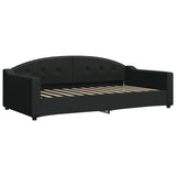 Vidaxl slaapbank 100x200 cm stof zwart
