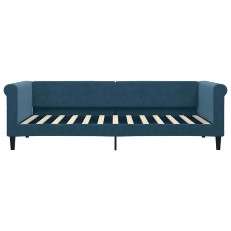 Vidaxl slaapbank 90x200 cm fluweel blauw